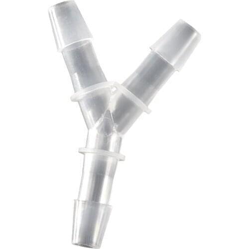 Dia12.7,15.8mm Y-Shaped Three-way Plastic Pagoda Hose Joint-10/20Pcs