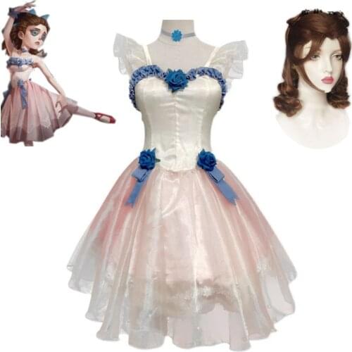 Game Identity V Cosplay Costumes Survivor Perfumer Vera Nair Cosplay Costume The Red Shoes Skin Uniforms Clothes Suits Dress
