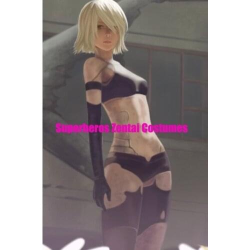 NieR Automa A2 Cosplay Costume High Quality 3D Print YoRHa Type A No.2 Halloween Game Zentai Catsuit, Only Bodysuit