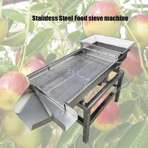 Linear vibrating sorting sieve vibrating sieving machine Tea powdery particle size separation equipment