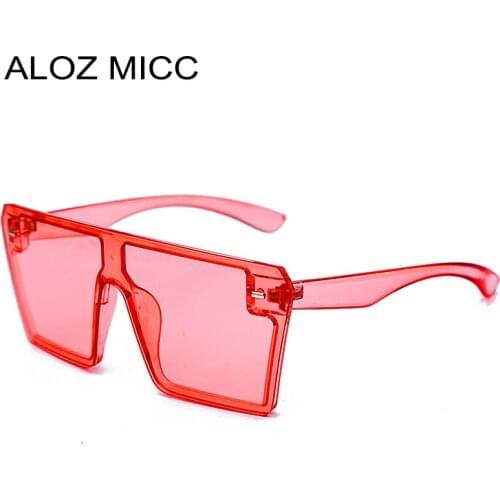 Fashion One Piece Sunglasses Women Brand Designer Oversized Flat Top colorful Sunglasses For Women Men Style Shades UV400 C18