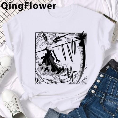 Anime Soul Eater Manga clothes male print couple clothes graphic tees white t shirt top tees tshirt couple clothes