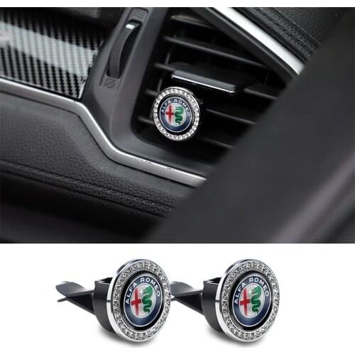 Car Air Conditioner Vent Perfume Freshener Crystal Aromatherapy Clip For Alfa Romeo 159 Giulietta Mito Giulia 156 GT 147 Brera