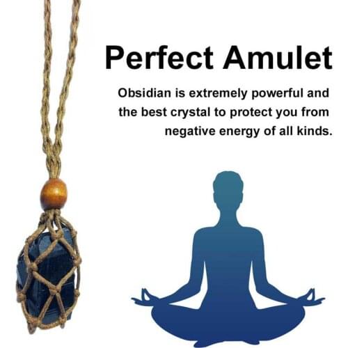 Natural Black Tourmaline Stone Necklace Tourmaline Pillar Pendant Amulet Form Crystal Healing Fashion Jewelry Accessories Gift