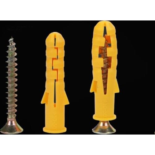 Plastic Expansion Pipe Screw Expansion Plug Rubber Plug Anchor Self Tapping Screw 6mm8mm10mm