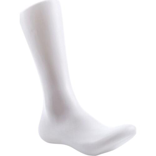 Practical Male Legs Feet Foot Mannequin Sock Display Mold Short Stocking, Male
