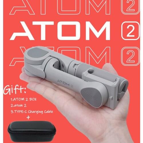 Snoppa ATOM2 3-Axis Smartphone Handheld Stabilizer Gimbal With Tripod for iPhone Huawei Xiaomi Phone Mount Stabilizer