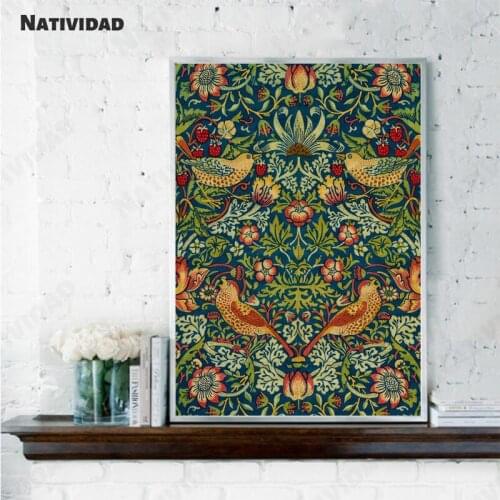 Secret Garden Multicolor Painting Art Waterproof Ink Canvas Painting Living Room Bedroom Decoration Painting Wallpaper for Wall