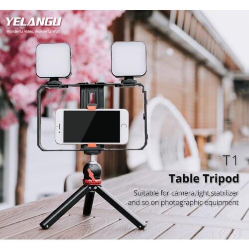 Mobile Tripod phone camera Stand Ball Head 1/4" Hotshoe Mount Adapter 360 Degree Rotating Swivel