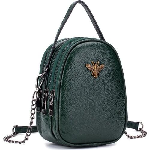 Genuine Leather Messenger Bag Clutch Bags Designer Mini Shoulder Bag Women Handbag Bolso Mujer Purse Hot Sale Small Women Bags