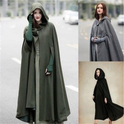 Magician Wizard Cape Arrow Archer Cosplay Costume Vampire Hoodie Cape Anime Classic Movie for Men Women Halloween Christmas Gift