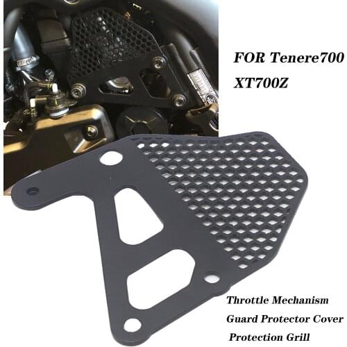 For Yamaha Tenere 700 Tenere700 XT700Z XTZ 700 T7 T700 Motorcycle Throttle Mechanism Guard Protector Cover Protection Grill