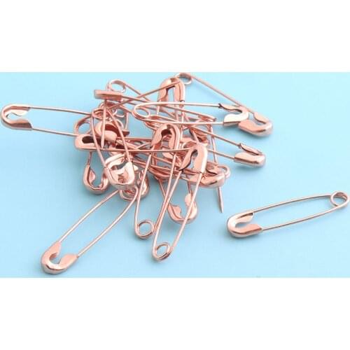 100-500pcs 20mm Rose gold Safety Pins metal Scarf pins Brooch Pins Knitting Pins DIY Pins for Garment