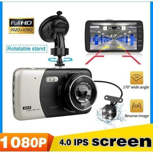KEBIDU Dashcam 4 Inch Dash Cam Car DVR Mini Driving Recorder 1080P WDR Night Vision 24h Parking Monitor Cam Car