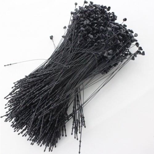 5" black snap lock pin security loop plastic tag fastener 5000pcs free shipping