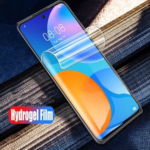 9D full cover for huawei p smart plus 2018 Z S pro 2019 2020 2021 hydrogel film phone screen protector protective film Not Glass