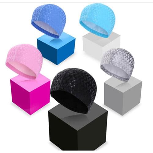 New Swimming Accessories PU Swim Pool Hat Adult Men/Women Ear Protection Polyurethane Non-slip Professional Swimming Cap