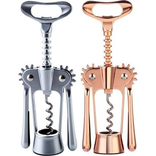 Bar Supplies Creative Reinforced Zinc Alloy Red Wine Bottle Corkscrews Openors