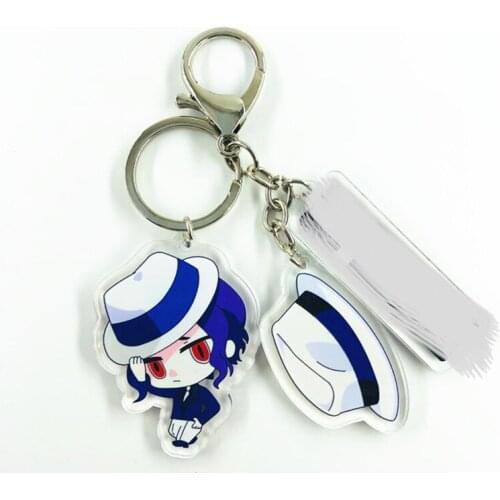 Anime Demon Slayer Sword Keychains Kimetsu No Yaiba Car Accessories Keychain Acrylic Double Transparent Bag Pendant Special Gift