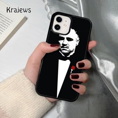 Krajews cool Scar face the Godfather Ma coque Phone Case for iPhone 12 mini 5 6S 7 8 PLUS X XS XR 11 PRO MAX SE 2020 Cover