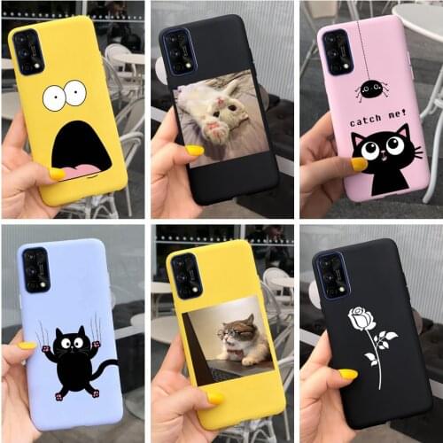 For Realme X7 Pro Case Soft Slim Cute Cartoon Cover For Oppo Realme X7 X 7 RealmeX7 Pro Ultra Phone Cases Shockproof Bumper Capa