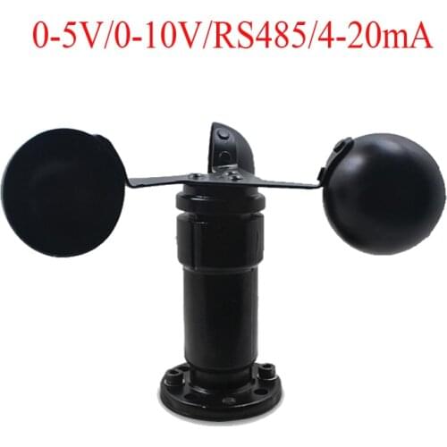 Aluminum alloy wind speed sensor 0-5V,0-10V,4-20mA RS485 communication function modbus anemometer