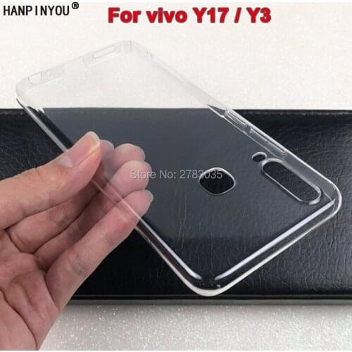 For vivo Y17 / Y3 6.35" Glossy Snap Phone Case Crystal Invisible Hard PC Full Cover Clear Camera Protect Back Shell