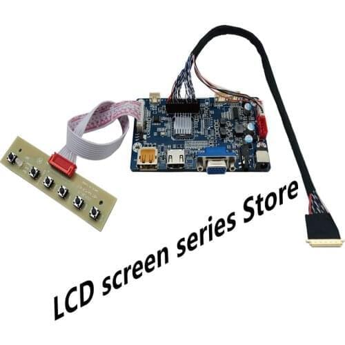 DP+HDMI+VGA RTD2525A LCD Sreen Controller Board Driver For B156HW01 V0 V1/V2 V3 V4 V5 V6 V7 15.6" 1920X1080 40Pin Panel