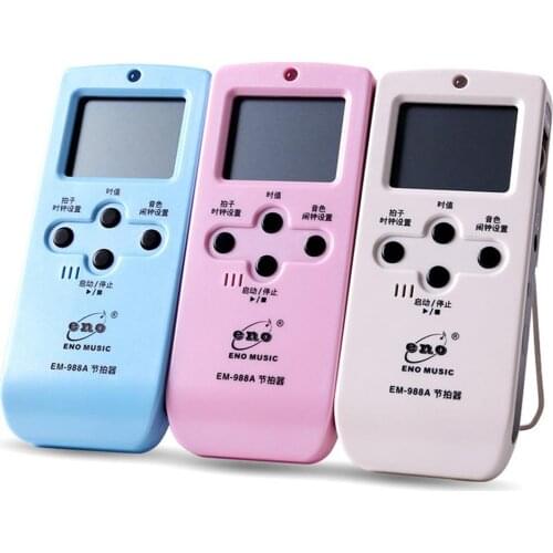 EM-988A Electronic Vocal Metronome for Universal Vocal Rhythm Guitar Violin Drum Piano Charging Model