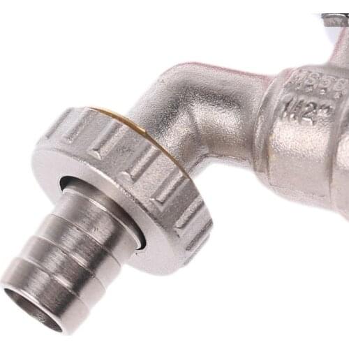 IBC Tank Adapter TANK DRAIN ADAPTER S60X6 To Brass Garden Tap With 1/2\" Hose Fitting Oil Fuel Water 875F