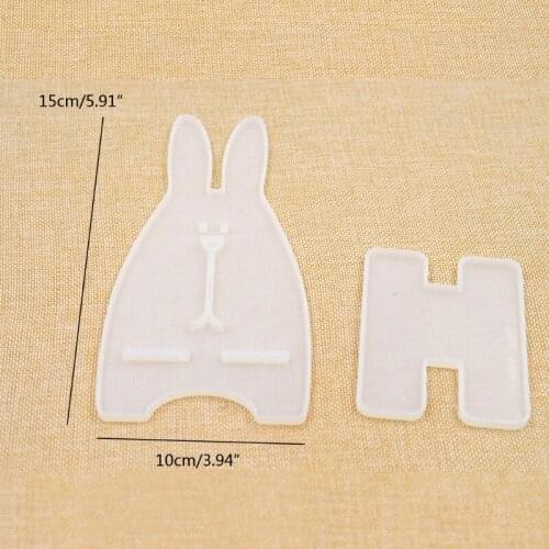 Bear Car Eabbit Shape Mobile Phone Stand Silicone Resin Mold Phone Bracket Molds A0NF