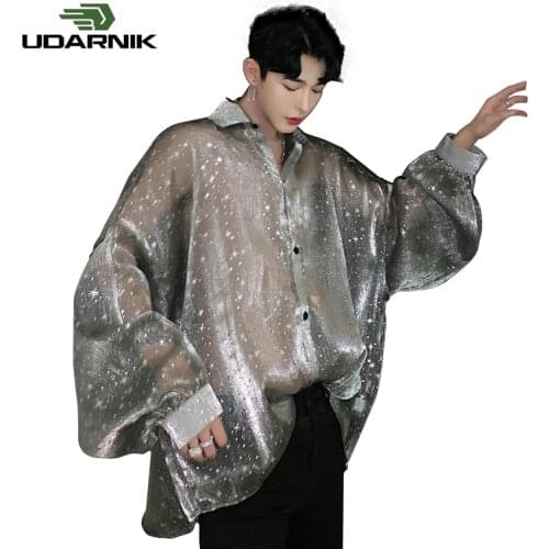 MUMUYOU Mens Silk Shirts