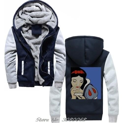 Men Winter Keep Warm Thicken Sweatshirts Tall Mens Fitness Snorting Hoodies Zipper Funny Hooded Streetwear