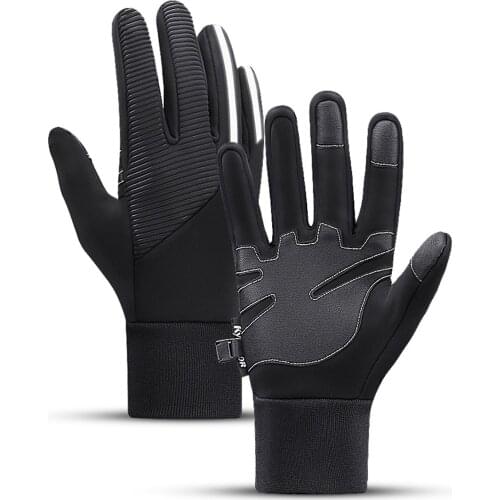 M-L Male Motorcycle Riding Gloves Anti Slip Windproof waterproof Snowboard Gloves Touch Screen Warm Breathable Winter Men Gloves