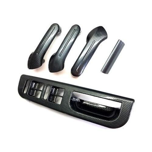 Carbon Fiber Style Interior Grab Handle Set For VW Jetta / Bora MK4