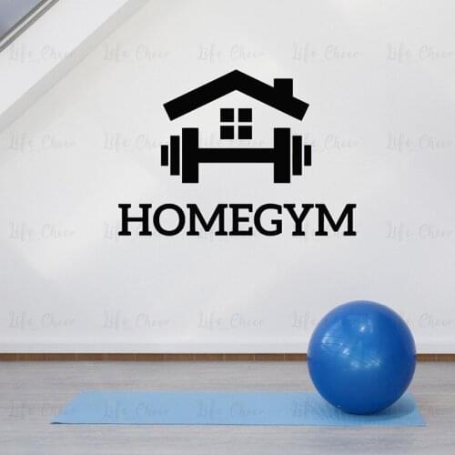 Home Gym Wall Decoration Decals Fitness Motivation Sports Room Decor Stickers Bedroom Art Decal Murals Removable Wallpaper