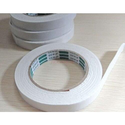 1pcs Foam Double-sided Tape White Sponge Adhesive 15mm Wide 2m Long Home Sealed Window Windproof And Dustproof