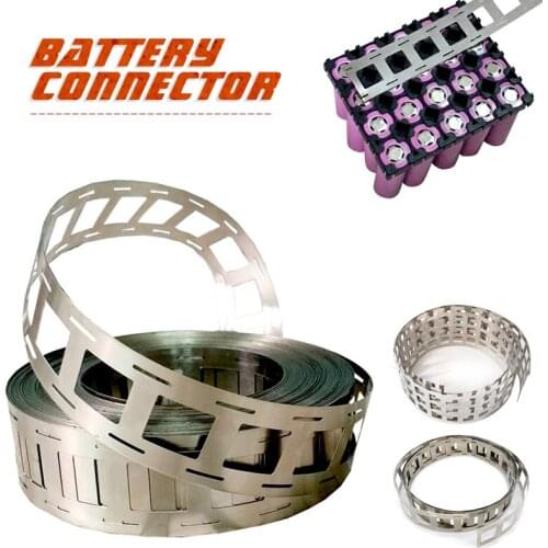 0.2mm Thick 2P/4P Pure Nickel Strip for 18650 Lithium Battery Welding Tape Accessories Silver Color Pure Nickel Belts