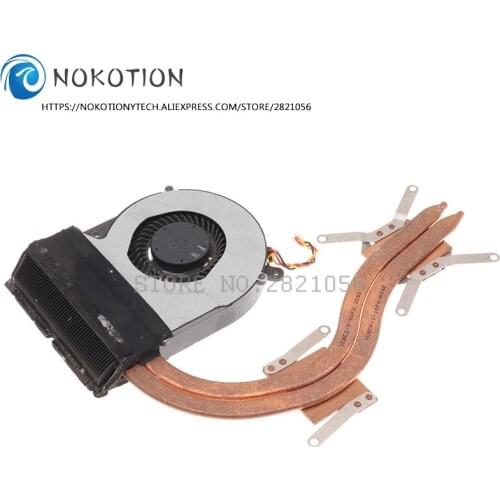 NOKOTION PC Radiator For Toshiba C850 C850D C855D C870 C870D C875 C875D L850D L855D L870 L870D Heatsink Cooling Fan