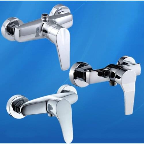 Bathtub Shower Zinc Alloy Faucet Thermostatic Faucet Wall-mounted Mixing Valve Faucet Temperature Control Rain Shower
