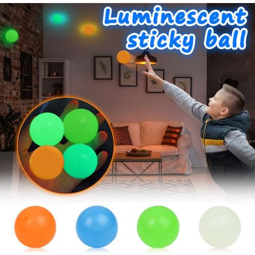 Thicken New Luminous Ball High Elastic Luminous Stress Ball Childrens Gift Anxiety Toys Luminous Ball Weekend Gift