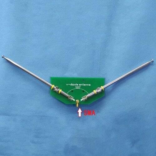 V-dipole Pull-rod Antenna for FM Aerial Satellite Cloud Image