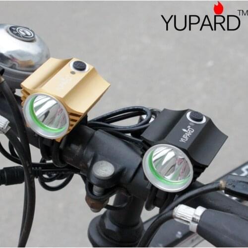 YUPARD 2 in 1 Bicycle bike light HeadLight Flashlight headlamp torch XM-L T6 + Rechargeable Battery package 10000mAh+ Charger