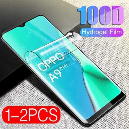 1-2PCS screen protector for OPPO A9 A50 2020 front hydrogel film protective for OPPO A 9 A 5 9a 5a soft film A9 A5 2020 glass