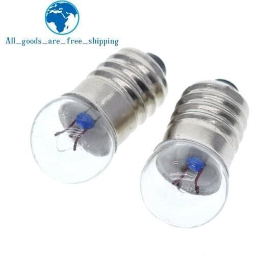10pcs Student Electrical Experimental Physics Class Used 0.3A 0.5A 1.5V 2.5V 3.8V 6V Small Incandescent Bulbs