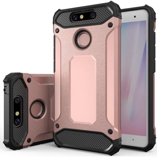 200 pcs For OnePlus 5 Shockproof Matte 2 in 1 Hybrid Armor TPU Phone Case For ZTE V8Q Zmax Pro