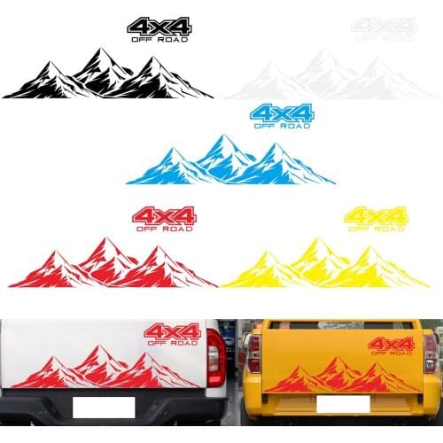 4X4 OFF ROAD Auto Vinyl Sticker PVC Decal Pickup Truck Graphics for Ford Ranger Raptor Exterior Styling Sticker Car Accessories