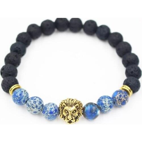 8mm tt2 Chakra Healing Balance Reiki Buddha Prayer Yoga elastic adjusted Punk Charm nature stone bead Bracelet