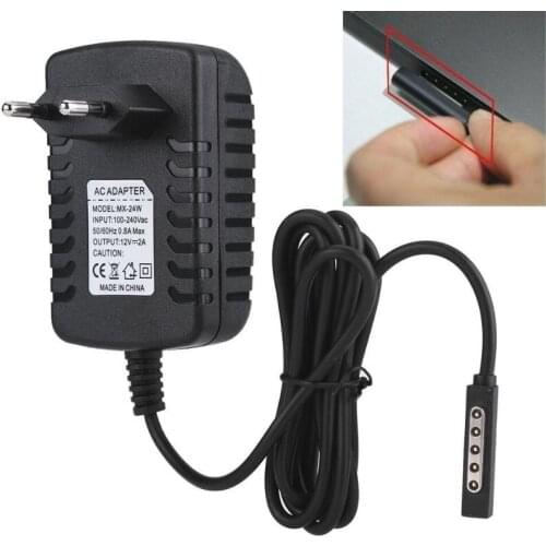 EU Plug 12V 2A 2AC Adapter Tablets Battery Chargers For Microsoft Surface RT Pro 2 Windows 8 Tablet PC 64GB or 128GB 256GB 512GB