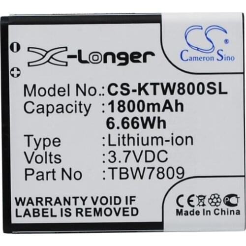 Cameron Sino 1800mAh battery for K-TOUCH E6 E806 T6 U6 U8 V9 W80 W806 W806+ TBW7809 Mobile, SmartPhone Battery